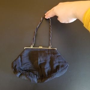 Vintage Black Small Clutch